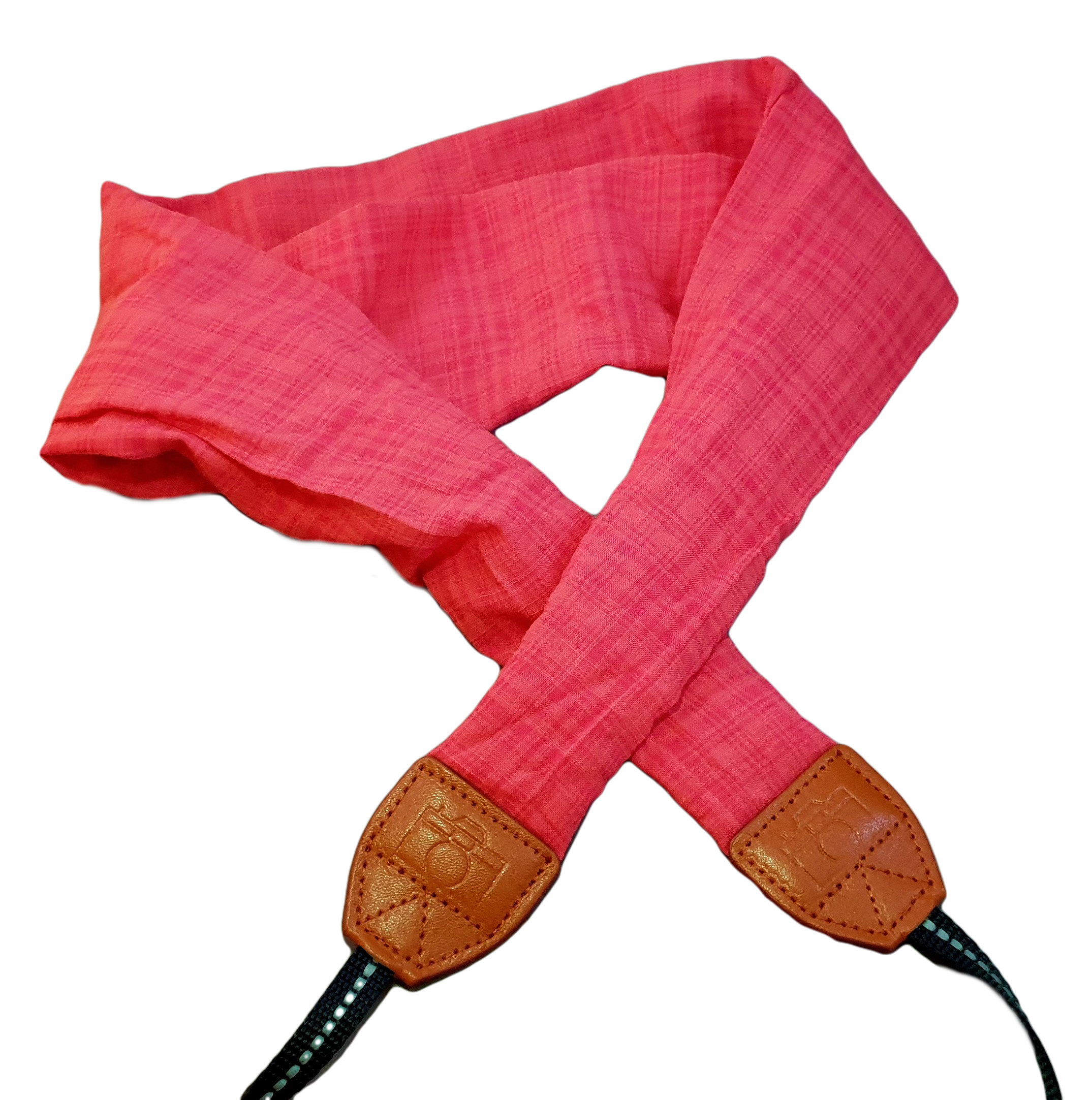 Choose the right camera strap in red soft fabric for stylish and comfortable photography